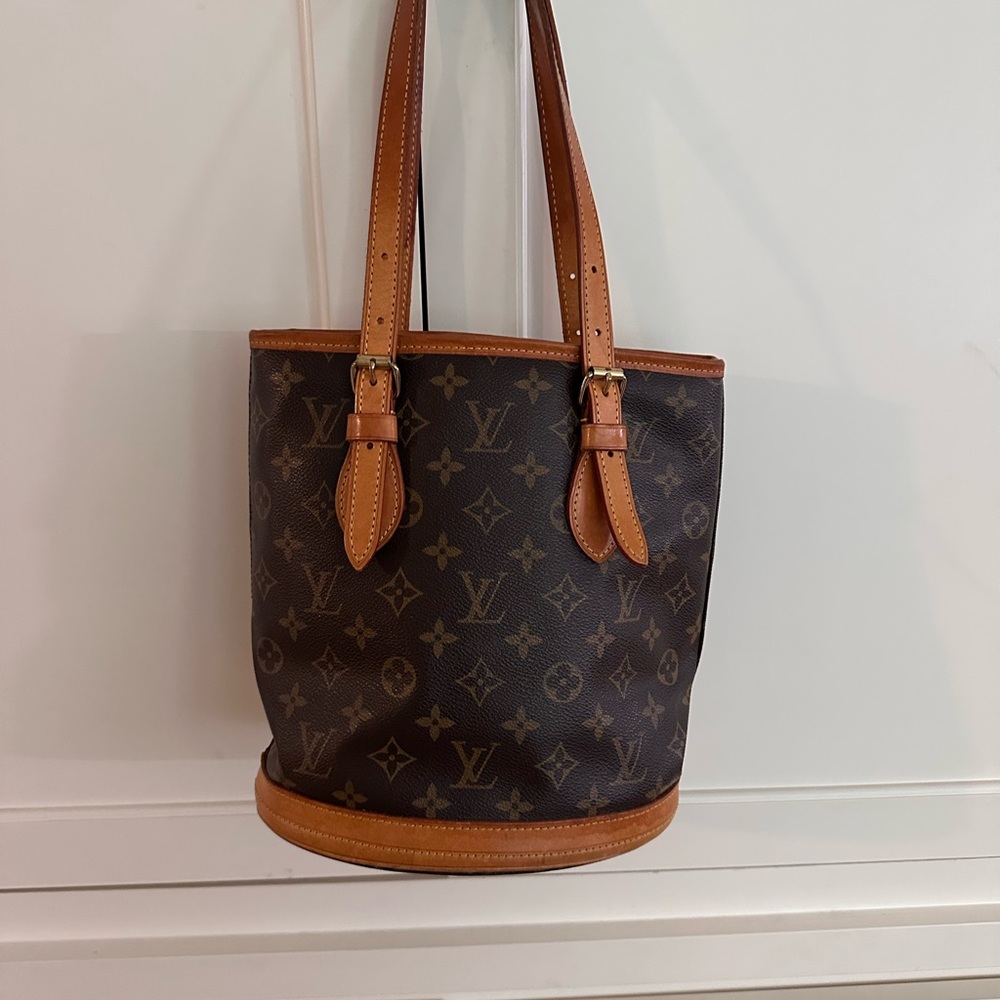 Louis Vuitton Brown Monogram Tote with Vachetta Leather